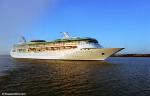 ID 1774 VISION OF THE SEAS (1998/78340grt/IMO 9116876) arriving in Southampton, England on her maiden call. While in port the newly-launched cruiseship was presented to the UK travel-trade and media...